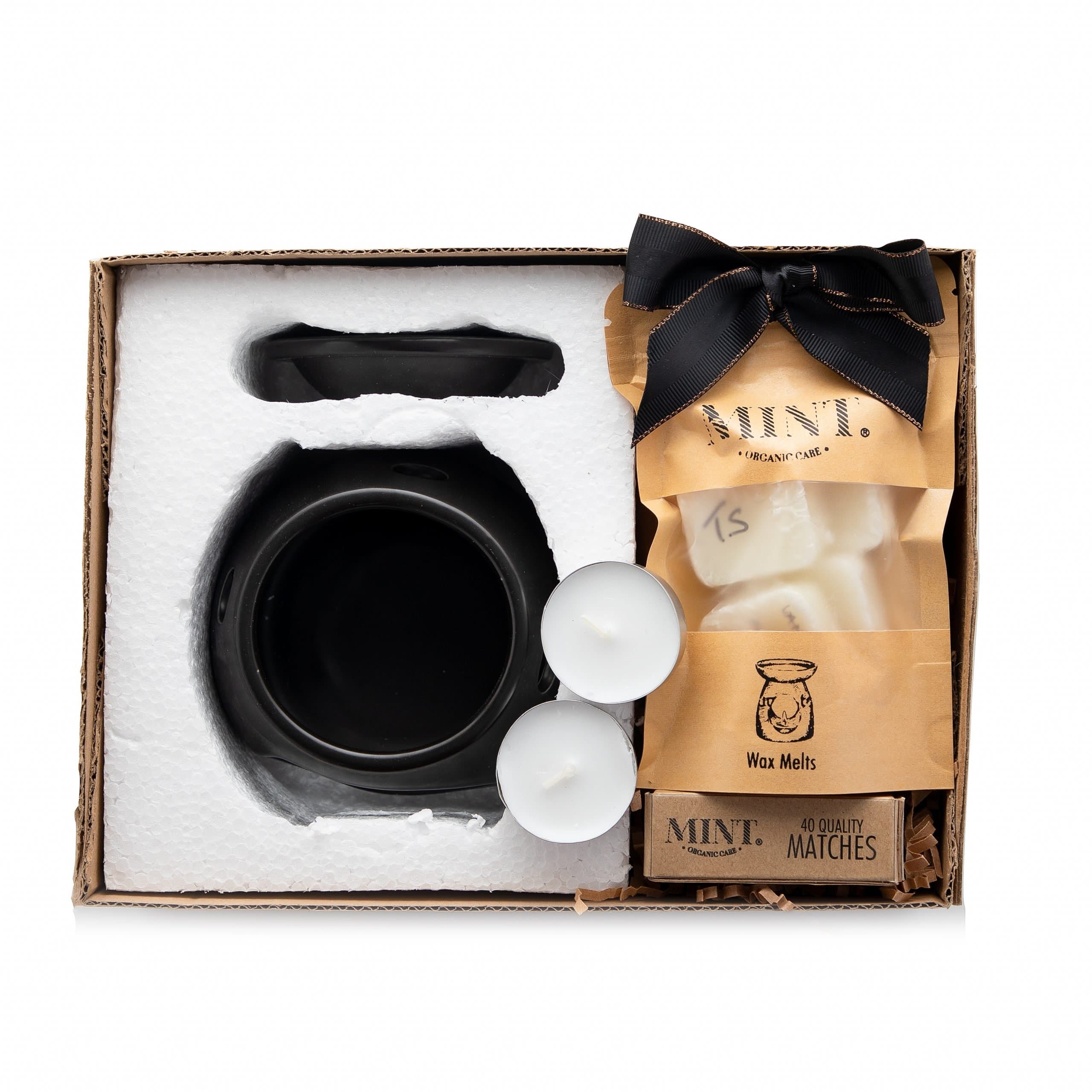 Ceramic Burner + Wax Melt Gift Set